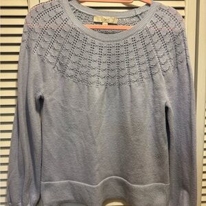 LOFT Women's Lavender Sweater ~ Large
